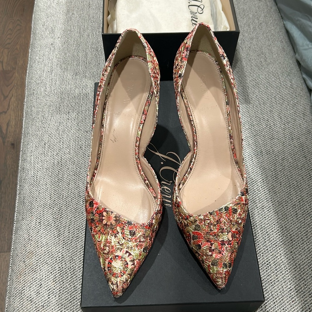 Stunning J. Crew Colette Glitter Pumps